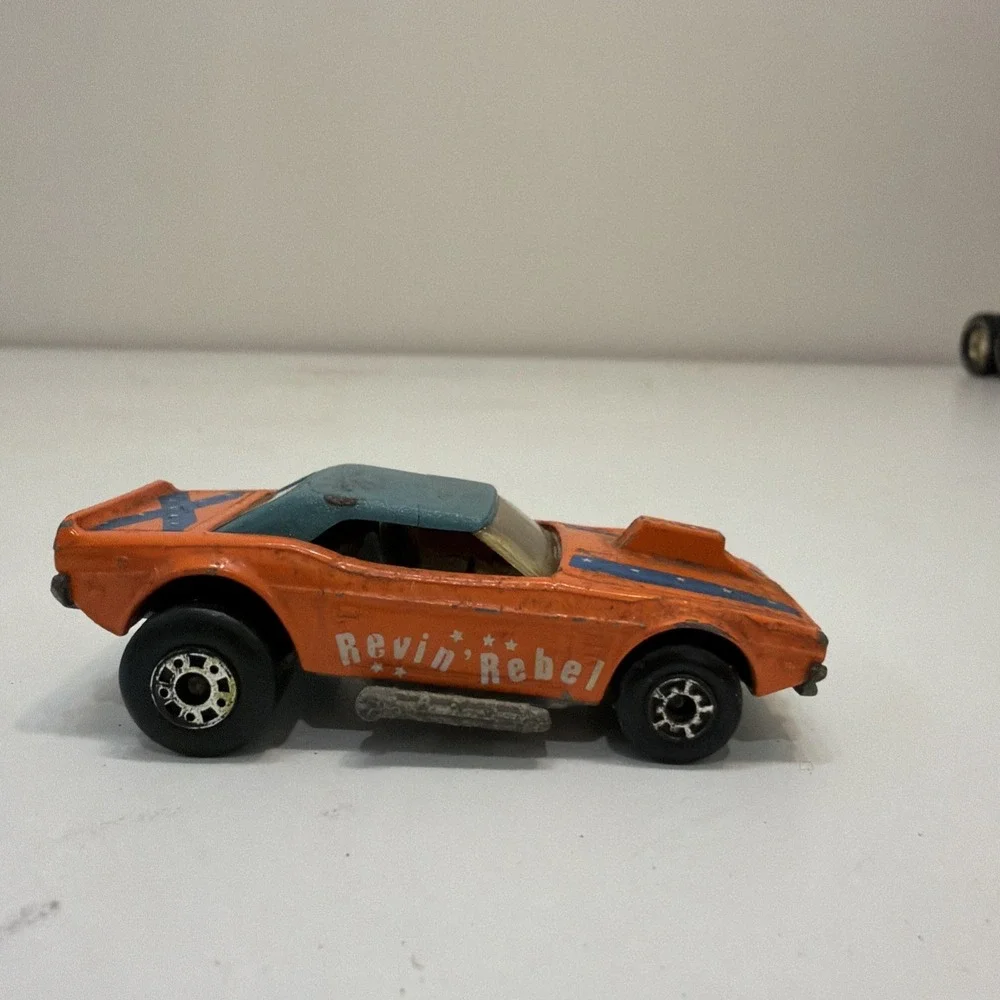 Vintage Matchbox Superfast MB1 Dodge Challenger Revin Rebel